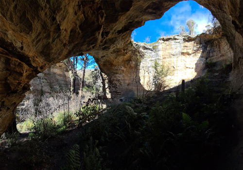 Dargans Arch & Natural Stone Bridge - Bell